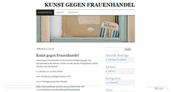 Desktop Screenshot of kunstgegenfrauenhandel.wordpress.com