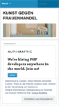 Mobile Screenshot of kunstgegenfrauenhandel.wordpress.com