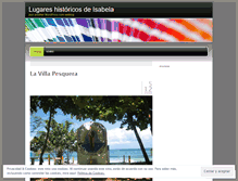 Tablet Screenshot of lugareshistoricosisabela.wordpress.com