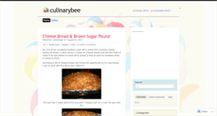 Desktop Screenshot of culinarybee.wordpress.com