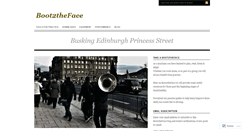 Desktop Screenshot of boot2theface.wordpress.com