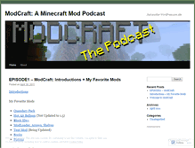 Tablet Screenshot of modcraftpodcast.wordpress.com