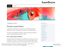 Tablet Screenshot of hazelleyes.wordpress.com