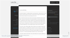 Desktop Screenshot of lukakitaluka.wordpress.com