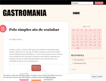 Tablet Screenshot of gastromaniario.wordpress.com