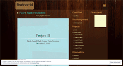 Desktop Screenshot of hamidfitrah.wordpress.com