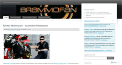 Desktop Screenshot of brammofan.wordpress.com
