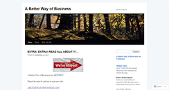 Desktop Screenshot of abetterwayofbusiness.wordpress.com