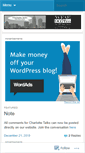 Mobile Screenshot of charlotteblogs.wordpress.com