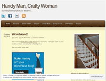 Tablet Screenshot of handymancraftywoman.wordpress.com