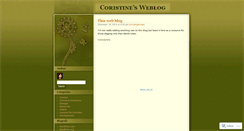 Desktop Screenshot of coristine.wordpress.com