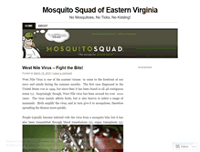 Tablet Screenshot of mosquad.wordpress.com