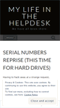 Mobile Screenshot of mylifeinthehelpdesk.wordpress.com