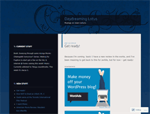 Tablet Screenshot of daydreaminglotus.wordpress.com