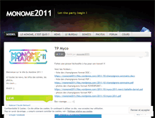 Tablet Screenshot of monome2011.wordpress.com