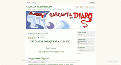 Desktop Screenshot of gargantadodiabo.wordpress.com