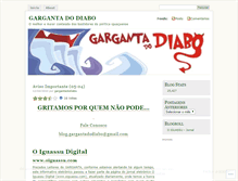 Tablet Screenshot of gargantadodiabo.wordpress.com