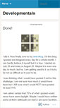Mobile Screenshot of developmentals.wordpress.com