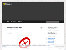 Tablet Screenshot of bloggvy.wordpress.com