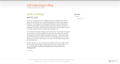 Desktop Screenshot of jeffgoldschlager.wordpress.com