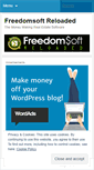 Mobile Screenshot of freedomsoftreloaded.wordpress.com