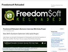 Tablet Screenshot of freedomsoftreloaded.wordpress.com