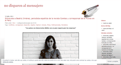Desktop Screenshot of nodisparenalmensajero.wordpress.com
