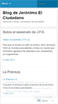 Mobile Screenshot of jeronimoelciudadano.wordpress.com