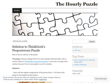 Tablet Screenshot of hourlypuzzle.wordpress.com