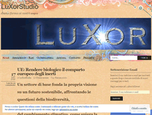 Tablet Screenshot of luxorstudio.wordpress.com