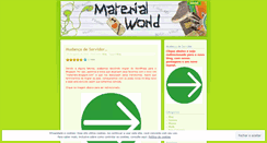 Desktop Screenshot of blogmaterialworld.wordpress.com