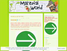 Tablet Screenshot of blogmaterialworld.wordpress.com