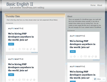 Tablet Screenshot of basicenglish2.wordpress.com