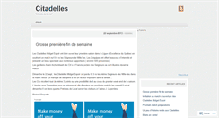 Desktop Screenshot of citadelles.wordpress.com