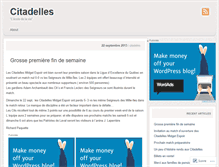 Tablet Screenshot of citadelles.wordpress.com