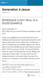 Mobile Screenshot of generationforjesus.wordpress.com