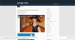 Desktop Screenshot of loungetime.wordpress.com