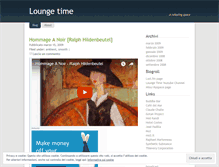 Tablet Screenshot of loungetime.wordpress.com