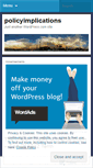 Mobile Screenshot of policyimplications.wordpress.com