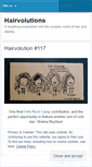 Mobile Screenshot of hairvolutions.wordpress.com