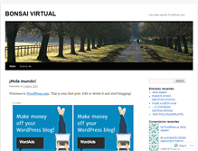 Tablet Screenshot of bonsaivirtual.wordpress.com