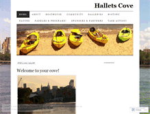 Tablet Screenshot of halletscove.wordpress.com