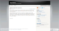 Desktop Screenshot of jimschram.wordpress.com