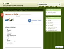 Tablet Screenshot of airselindia.wordpress.com