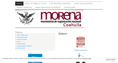 Desktop Screenshot of morenacoahuila.wordpress.com