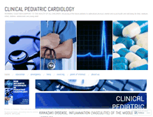 Tablet Screenshot of pediatriccardiology.wordpress.com