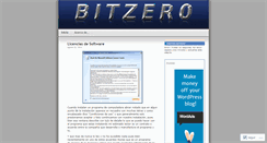 Desktop Screenshot of bitzer0.wordpress.com