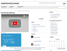 Tablet Screenshot of everydayexchange.wordpress.com