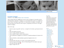 Tablet Screenshot of ceciliesblogg.wordpress.com