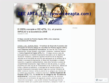 Tablet Screenshot of ceeapta.wordpress.com